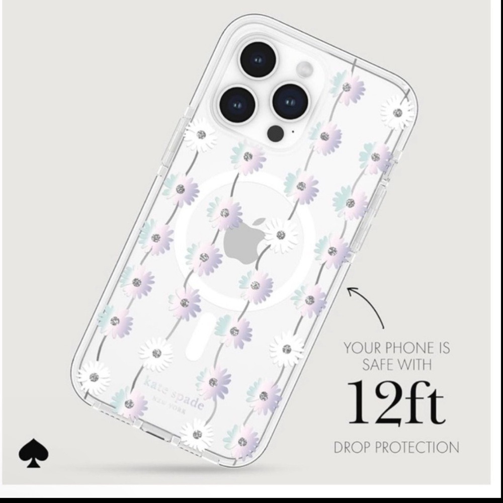 KATE‎ SPADE  Protective Hard Shell case iphone 15 pro